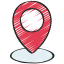 location pin